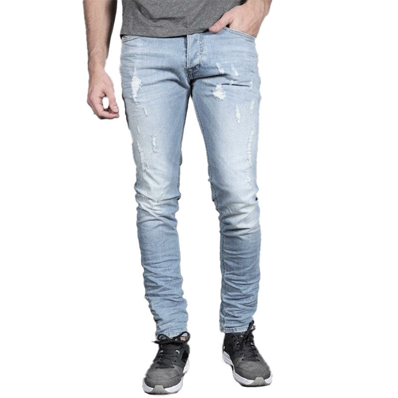 DIESEL TEPPHAR 0849E Mens Denim Jeans Stretch Slim Fit Carrot Casual Trouser