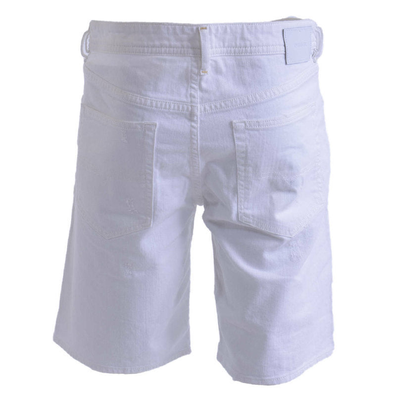 DIESEL BUSTSHORT 0689H Mens Denim Shorts Regular Slim White Summer Half Pants 29