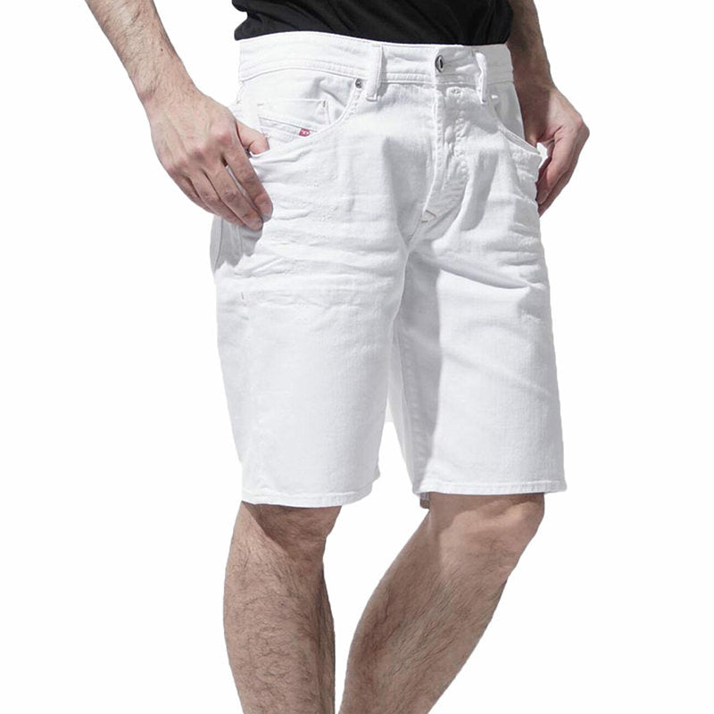 DIESEL BUSTSHORT 0689H Mens Denim Jeans Shorts Distressed Casual Summer Outwear