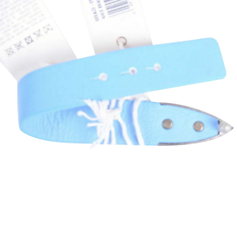 DIESEL AHES 0WACM Womens Bracelets Leather Mens Fashion Wristband Gifts Blue