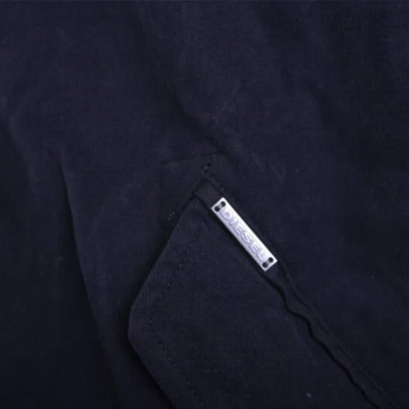 DIESEL S UBA Mens Bomber Jacket Zipped Cotton Winter Outwear Casual Coat
