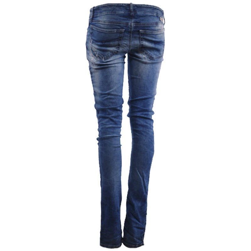 DIESLE GREPEE NE 0607W Womens Denim Sweat Jogg Jeans Distressed Slim Fit Skinny
