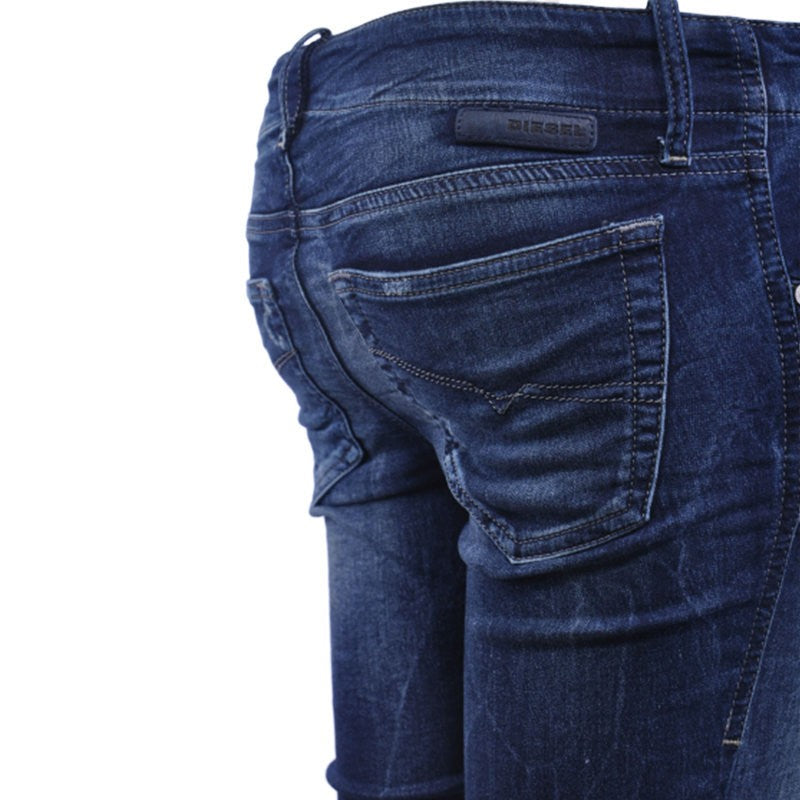 DIESEL GRUPEE NE 0601L Womens Denim Jeans Sweat Jogg Jeans Super Slim Fit Skinny