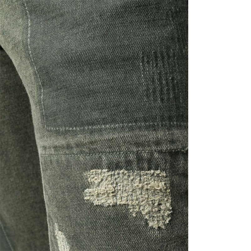 DIESEL BLACK GOLD TYPE-2813B BG8U8 Mens Denim Jeans Distress Regular Slim Italy
