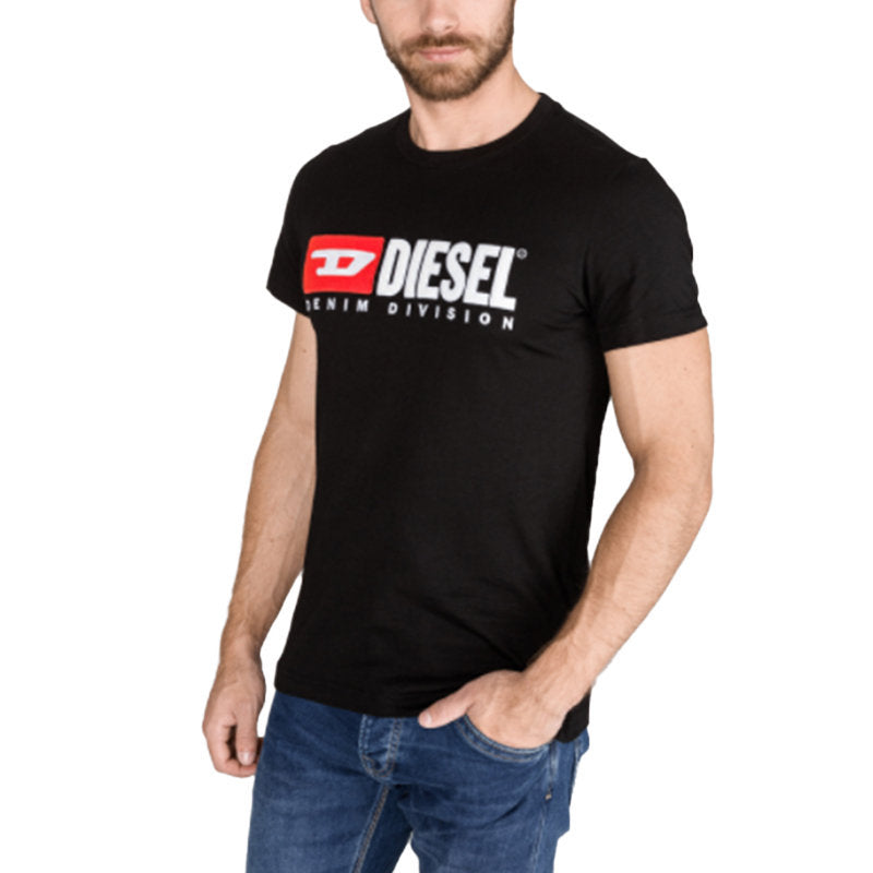 DIESEL T DIEGO DIVISION Mens T Shirt Short Sleeve Tee Casual Cotton Summer Top