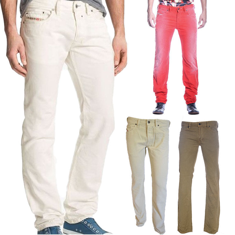 DIESEL SAFADO Mens Denim Jeans Cotton Slim Straight Fit Casual Pants Trouser