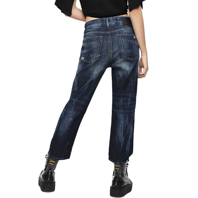 DIESEL ARYEL 089AL Womens Jeans Denim Stretch Regular Straight Waist Fit Pants