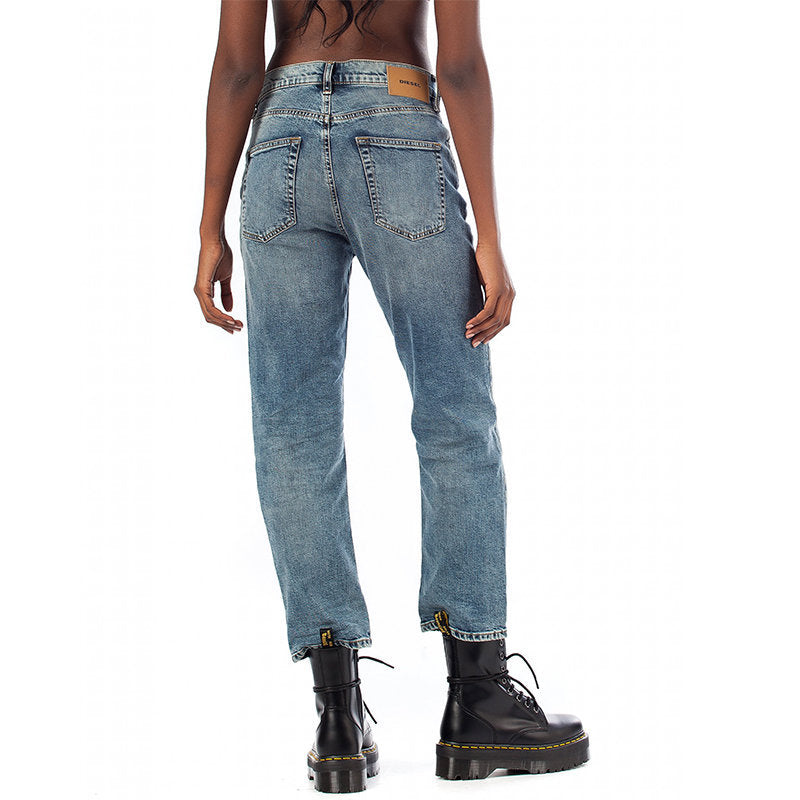 DIESEL ARYEL 084UX Womens Jeans Denim Regular Straight Regular Waist Fit Pants