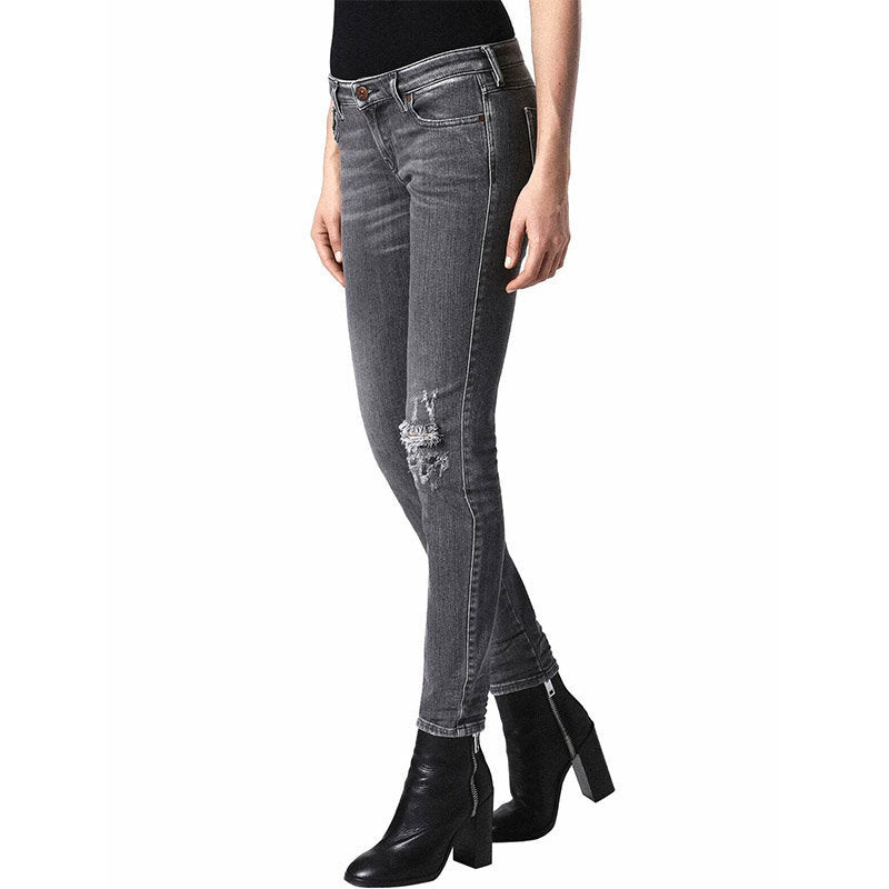 DIESEL GRACEY 084GT Womens Jeans Stretch Super Slim Skinny Low Waist Fit Pants