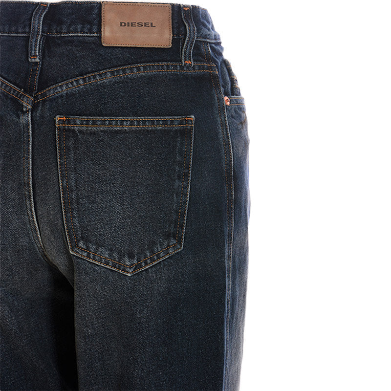 DIESEL ALYS 084ZK Womens Jeans Denim Regular Straight Regular Waist Fit Pants