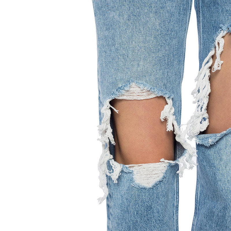 DIESEL ARYEL 0076N Womens Jeans Denim Regular Straight Regular Waist Fit Pants