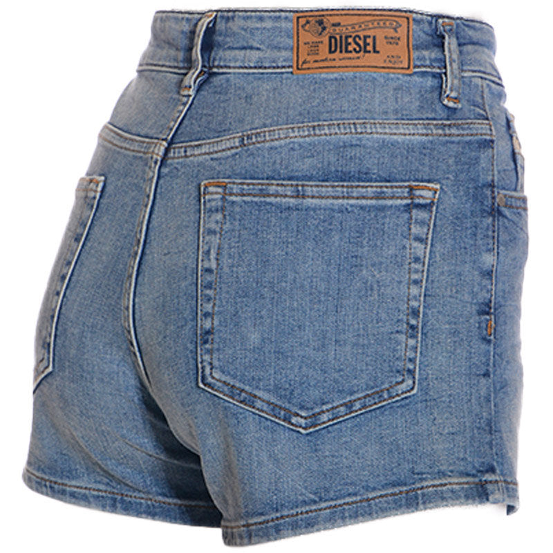 DIESEL D EISELLE RB021 Womens Jeans Short Denim Regular Fit Summer Casual Shorts