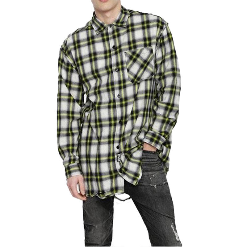 DIESEL S MACHITO Mens Shirt Oversize Fit Casual Cotton Long Sleeve Smart Office