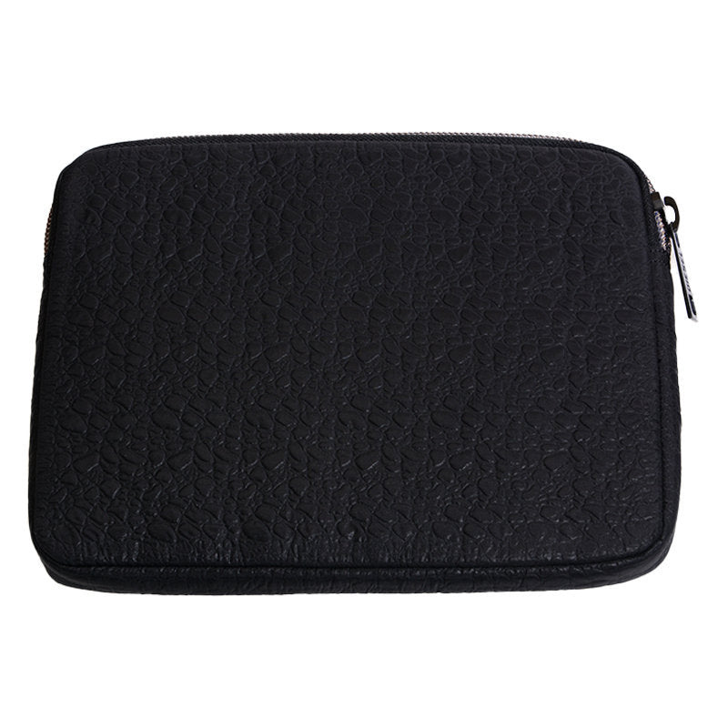 DIESEL CROCK MOOD Mens I-Pad Carry Case Synthetic Zipper Casual Mini Bag Black