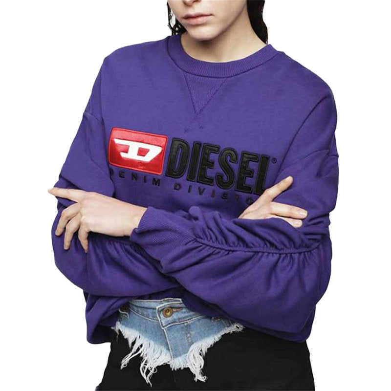 Diesel F ARAP Womens Sweatshirts Crew Neck Oversized Classic Pullover Sweaters