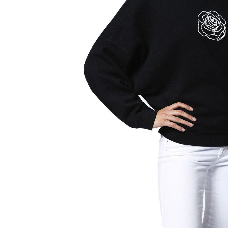 DIESEL F GERTRUDE Z Womens Oversize Sweatshirts Casual Jumper Cotton Cardigan
