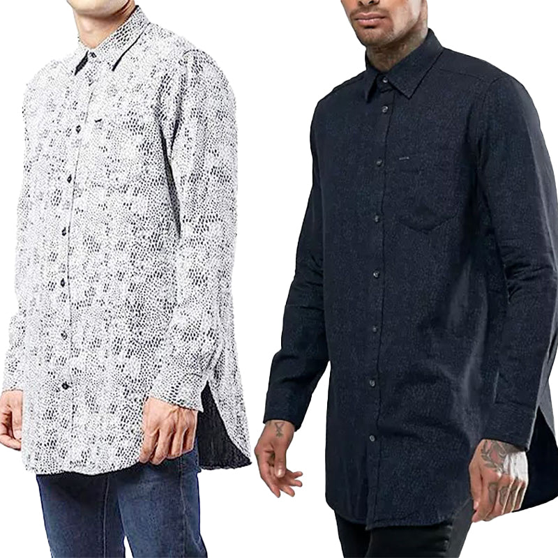 DIESEL S FILTY 0NANE Mens Shirt Long Sleeve Regular Fit Soft Cotton Camicia NEW