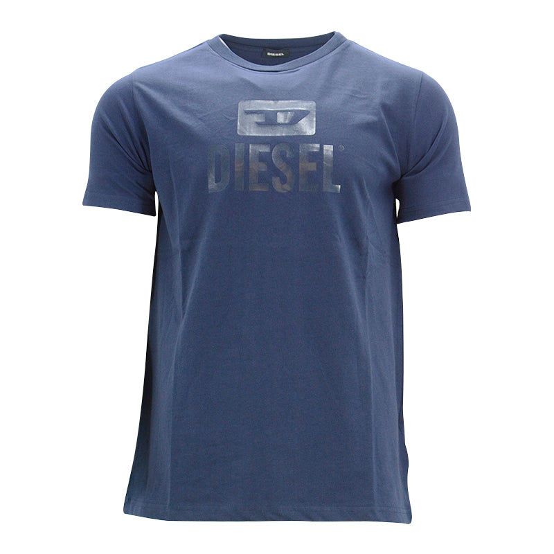 DIESEL T DIEGO TONE Mens T Shirts Short Sleeve Casual Cotton Top Summer Tee Navy
