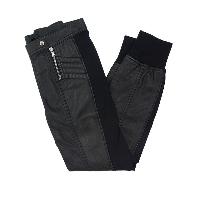 DIESEL BLACK GOLD PANTERS Womens Leather Jeans Slim Fit Denim Trousers Pants W28