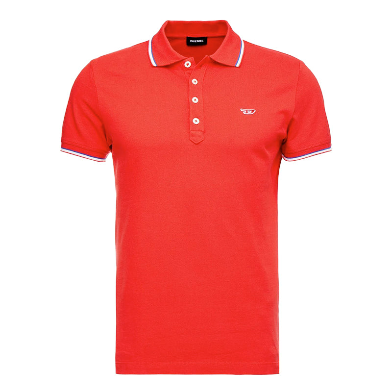 DIESEL T RANDY 0MXZA Mens Polo T Shirts Short Sleeve Classic Cotton Golf Tee NEW