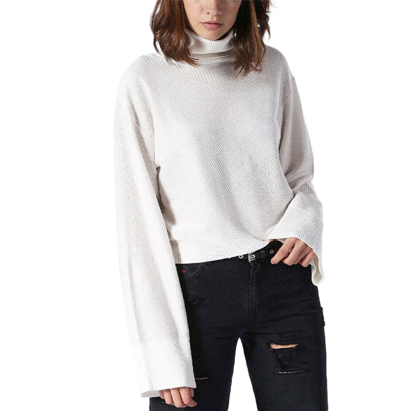 DIESEL M STELLAR Womens High Neck Jumper Pullover Long Sleeve Sweater Casual Top