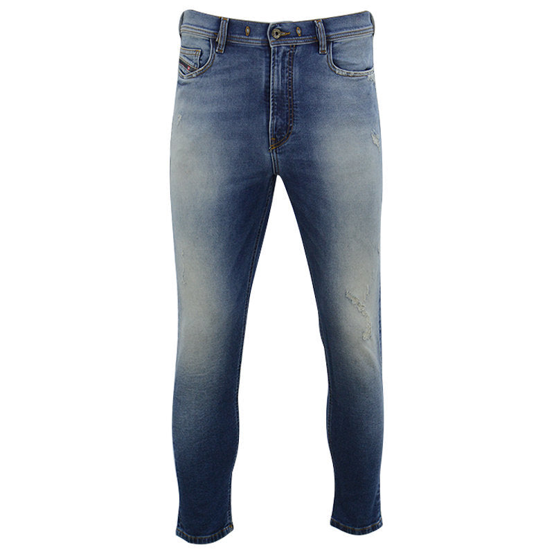 DIESEL PROTOTIPI C030X Mens Denim Jeans W 32 Slim Fit Distressed Stretchy Pants