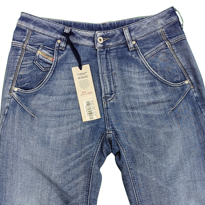 DIESEL FAYZA 0604N Womens Denim Jeans Slim Fit Trousers Carrot Leg Jogg Pant W26