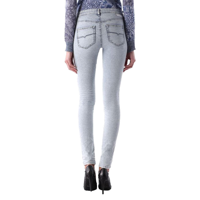 DIESEL DORIS NE 0672C Womens Denim Jogg Jeans Super Slim Fit Skinny Sweat Pants