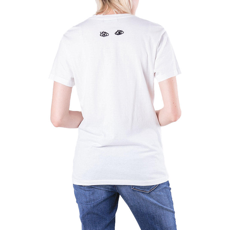 DIESEL T FLAVIA A Womens T-Shirt Crew Neck Short Sleeve Casual Summer White Tops